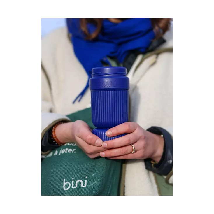 Bini Mug réutilisable - Bleu foncé