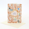 Carte double - été indien - Happy birthday
