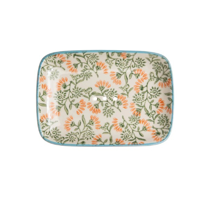 Soap Dish - Blue pottery - POR155