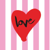 Serviettes en papier - Love- 133003051