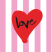 Serviettes en papier - Love- 133003051