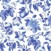 Serviettes en papier - Blue Toile - 133003017
