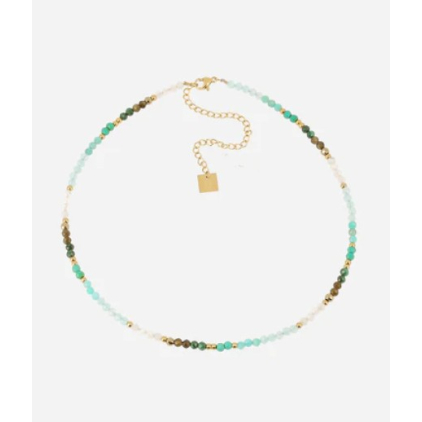 Collier Tutti-Frutti - bleu