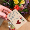 Mini carte avec enveloppe - Merci Oiseau