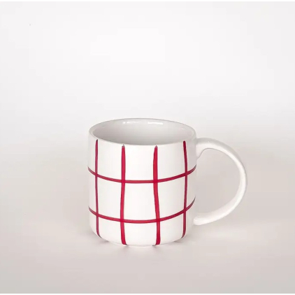 Mug Grid - Tarmonto Red