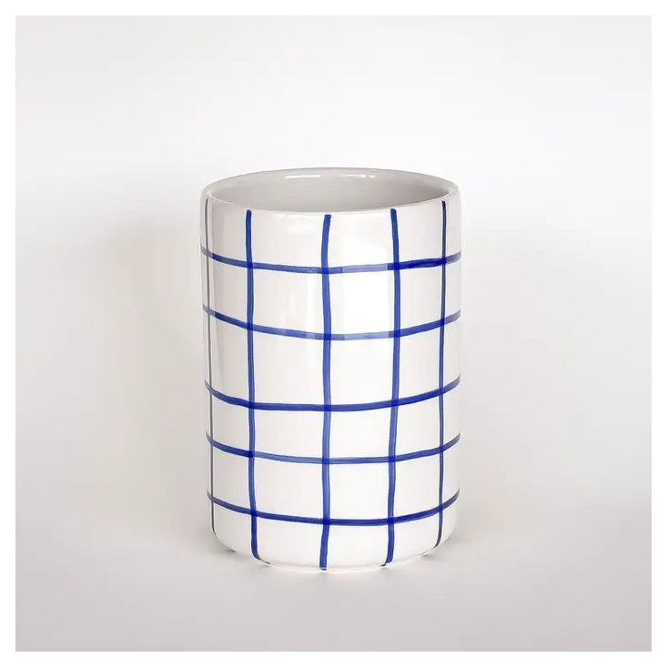 Vase Grid - Mare Blue