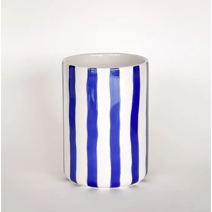 Vase Stripes - Mare Blue