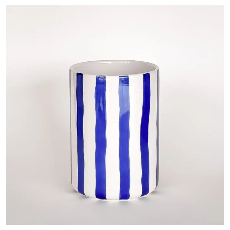 Vase Stripes - Mare Blue