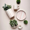 Vase Stripes - Incanto Rose