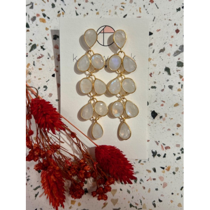 Boucles d'oreilles - messing -