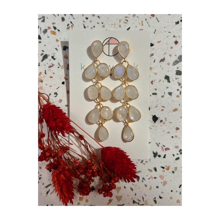 Boucles d'oreilles - messing -