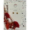 Boucles d'oreilles - or - soleil flamboyant