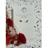 Boucles d'oreilles - or - marguerite