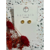 Boucles d'oreilles - or - marguerite
