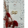Boucles d'oreilles - messing - double créole - small