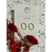 Boucles d'oreilles - or - oval
