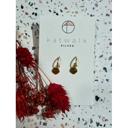 Boucles d'oreilles - or - boule nouée