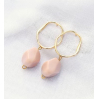 Boucles d'oreilles Anna rose - F012