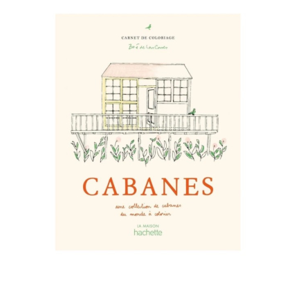 Livre de coloriage - Cabanes