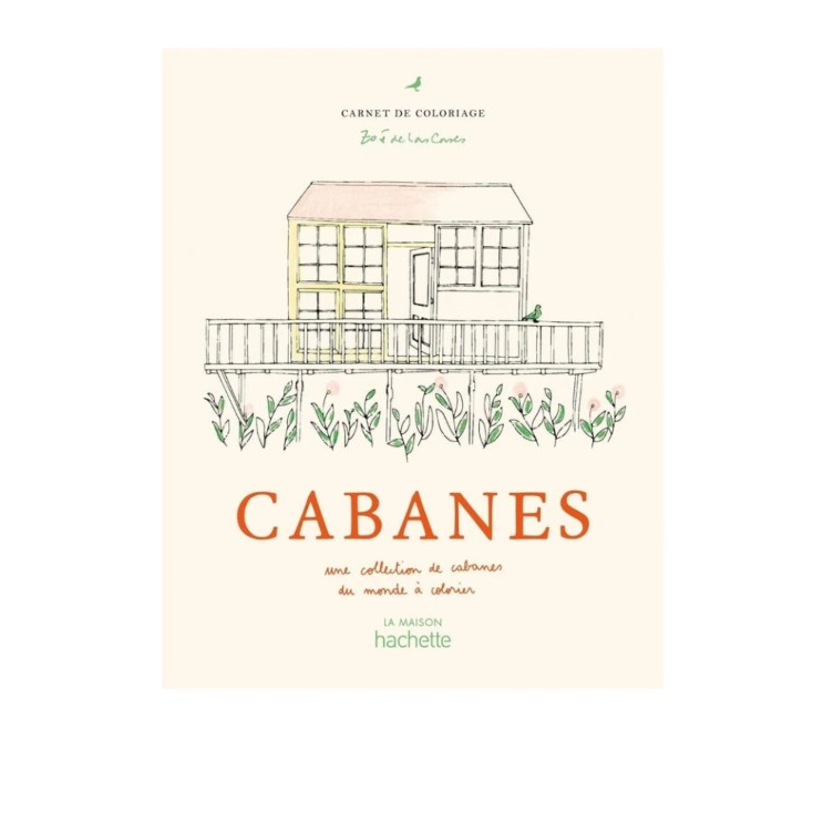 Livre de coloriage - Cabanes