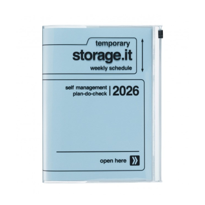 Agenda Storage.it A6 2025-2026 - Blue