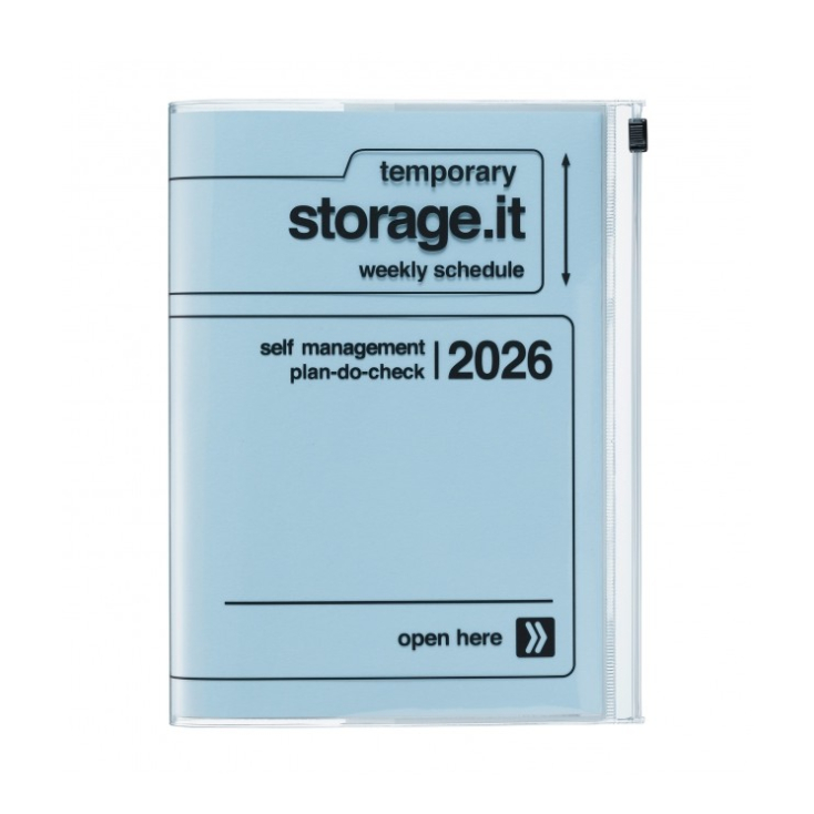 Agenda Storage.it A6 2025-2026 - Blue