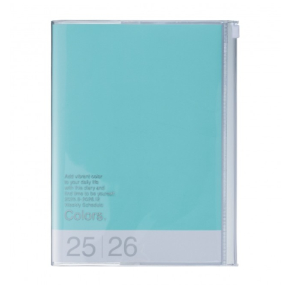 Agenda Colors A6 2025-2026 - Mint