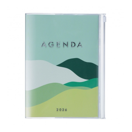Agenda Mountain A6 2025-2026 - Green