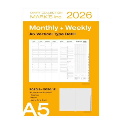 Agenda Refill A5 2025-2026