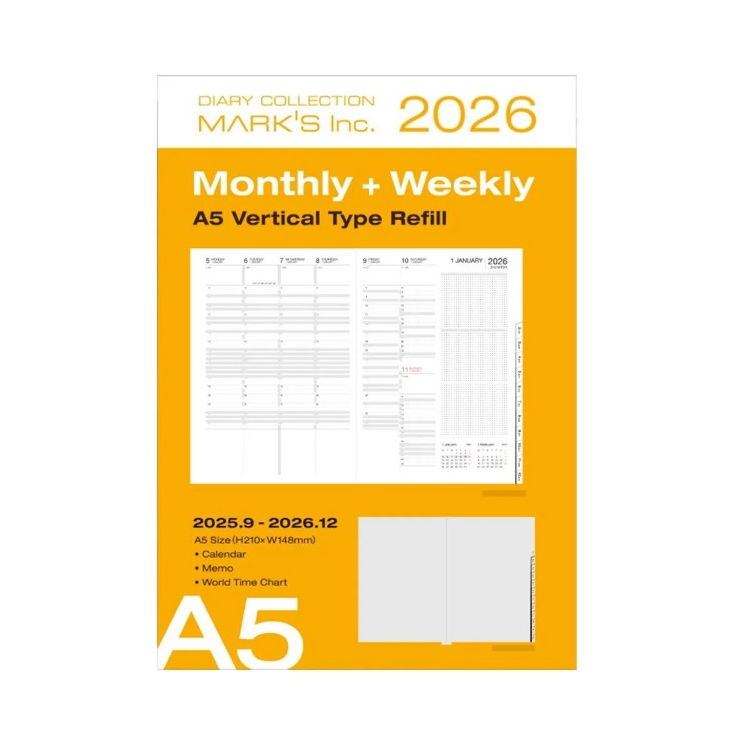Agenda Refill A5 2025-2026