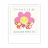 Mini carte postale un bouquet de bonheur MP1046FR