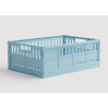 Caissette pliable - Maxi - Crystal Blue