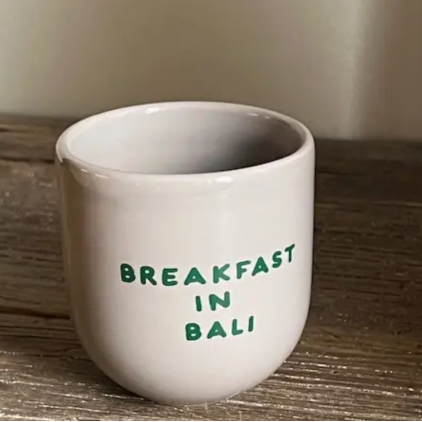 Mug - Breakfast in Bali - Blanc