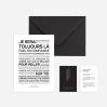 Carte postale avec enveloppe - toujours là