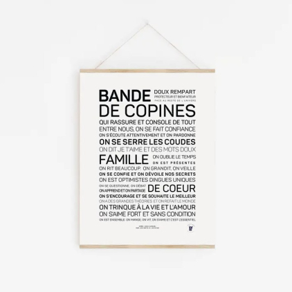 Affiche A5 - Bande de copines