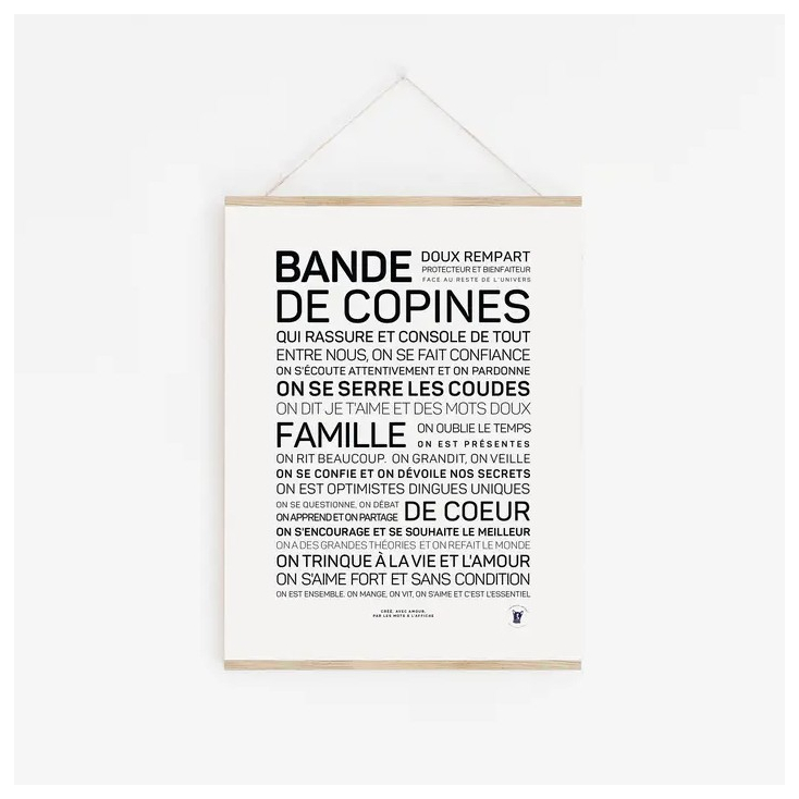 Affiche A5 - Bande de copines