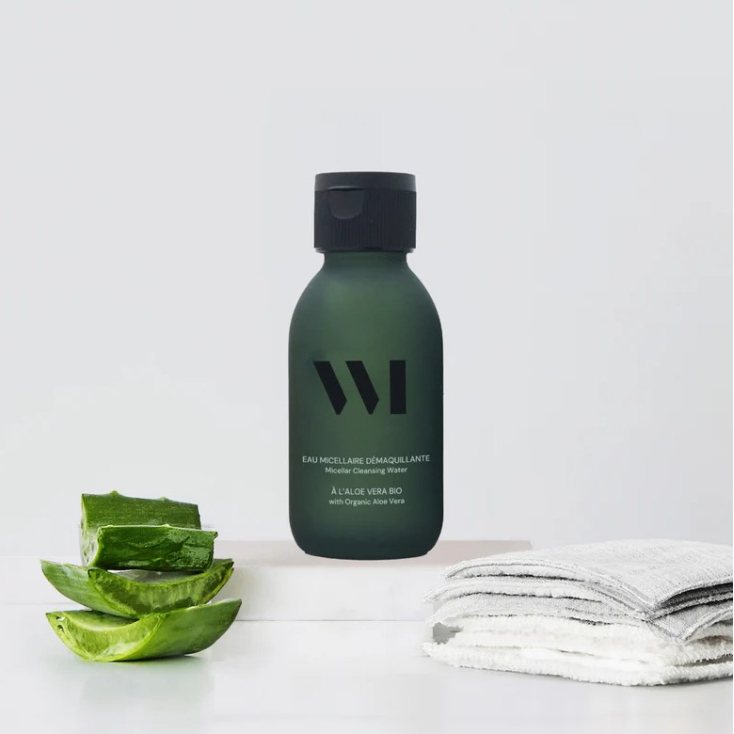 Flacon eau micellaire démaquillante 90ml