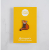 Broche en émail - Panda Roux
