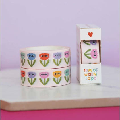 Masking Tape - Happy flowers