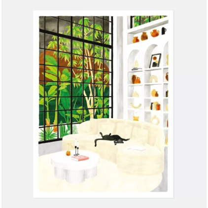 Affiche décorative - Medium - White Sofa - 30x40 cm