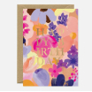 Carte A6 avec enveloppe - HBD Flower garden