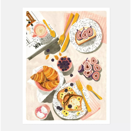 Affiche décorative - Medium - Brunch - 30x40 cm