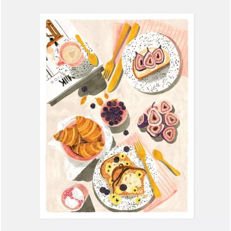 Affiche décorative - Medium - Brunch - 30x40 cm