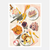 Affiche décorative - Medium - Brunch - 30x40 cm