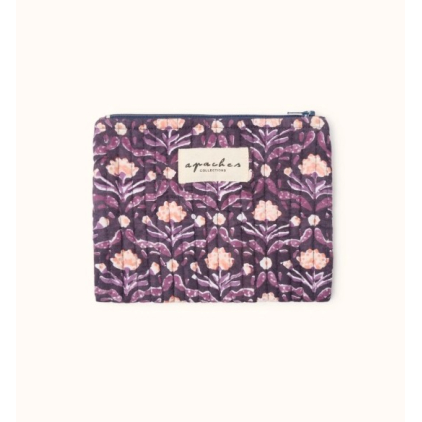 Mini pochette Mana - Cactus - Navy