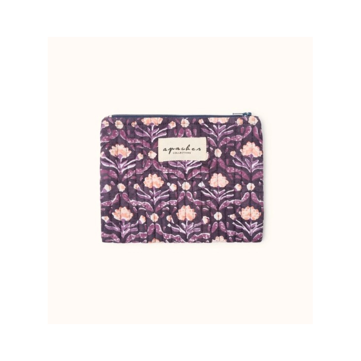 Mini pochette Mana - Cactus - Navy