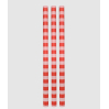 Papier Cadeau - Stripes - Poppy red, litchi