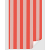Papier Cadeau - Stripes - Poppy red, litchi
