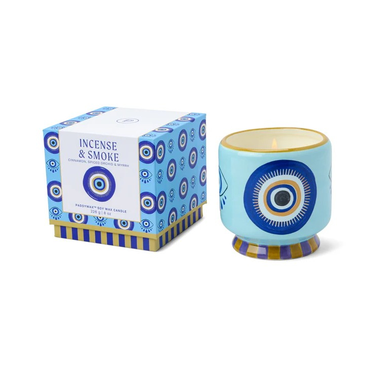 Bougie en céramique - A dopo - Eye - 226g - Incense & Smoke