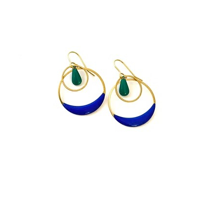 Boucles d'oreilles Rita - Turquoise